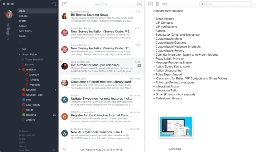 best mac email client for exchange